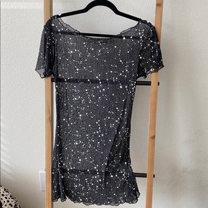 See though starry dress